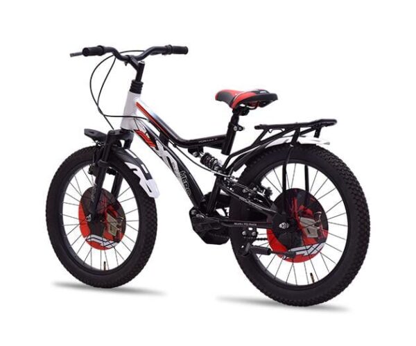 Hero F11 – 20T Dual Suspension V‑Brake Kids Cycle (Black/White)